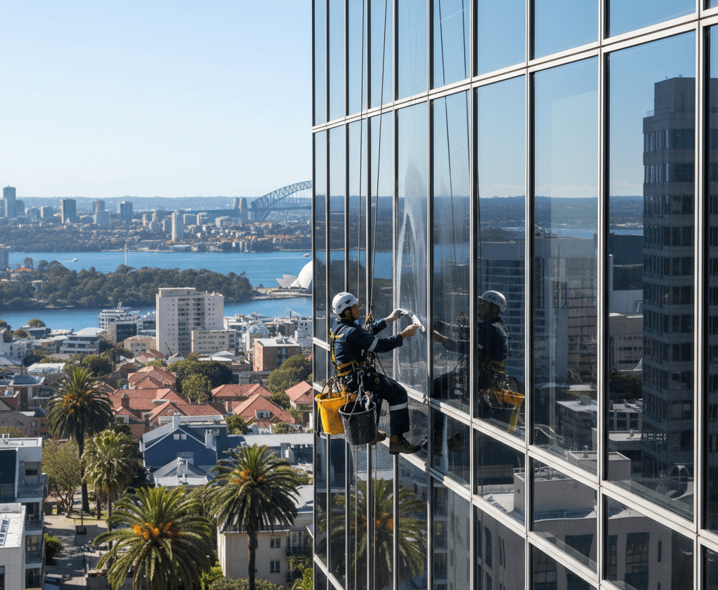 High rise\nWindows\nCleaning
